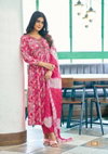 Pooja Vol 5 By Mystic 9 Aliya Cut Printed Kurti With Bottom Dupatta Wholesale Shop In Surat
